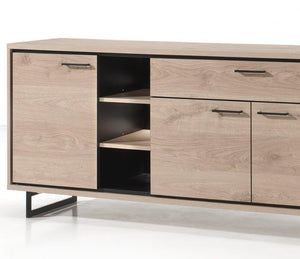 Buffet contemporain moderne en bois pieds métal design - Souffle d'intérieur