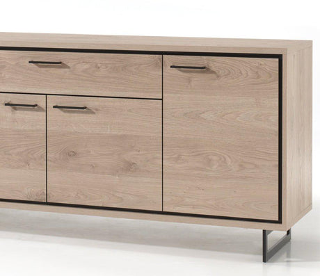 Buffet contemporain moderne en bois pieds métal design - Souffle d'intérieur