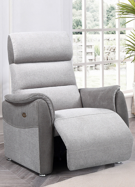 fauteuil de relaxation electrique tissu - souffle d'interieur