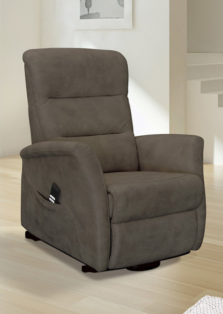 Fauteuil releveur électrique de relaxation taupe - Souffle d'intérieur