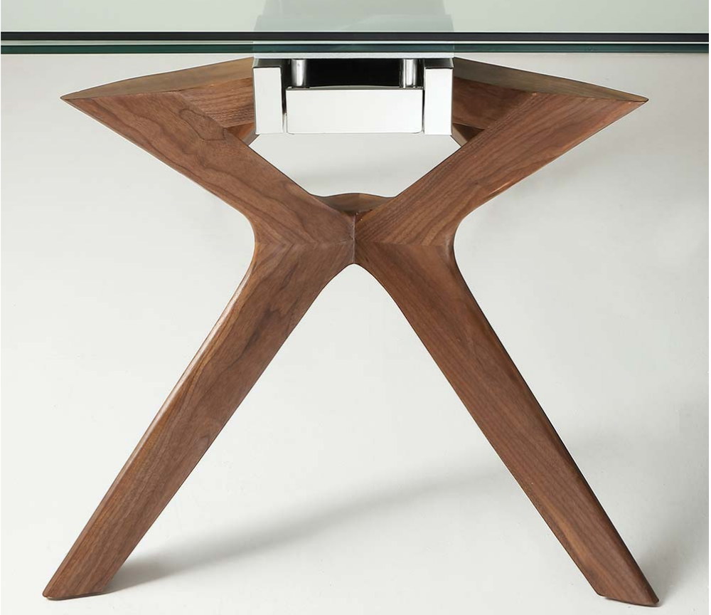 Table en verre extensible au design moderne - Souffle d'intérieur  