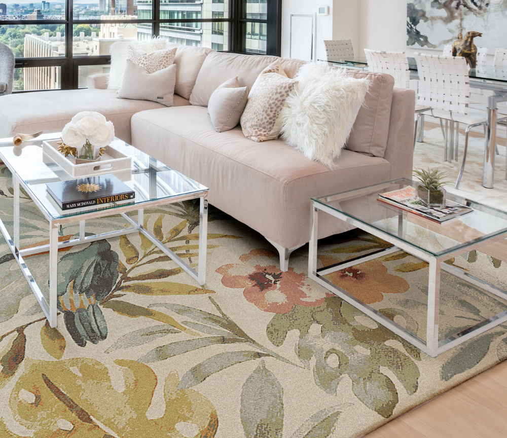 Choisissez votre tapis chic de table basse, de salon ou salle à manger